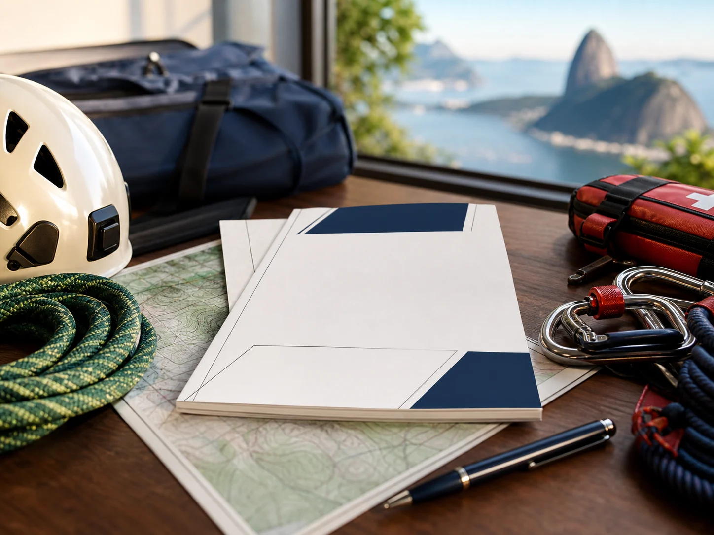 Documento técnico de segurança com equipamentos de resgate